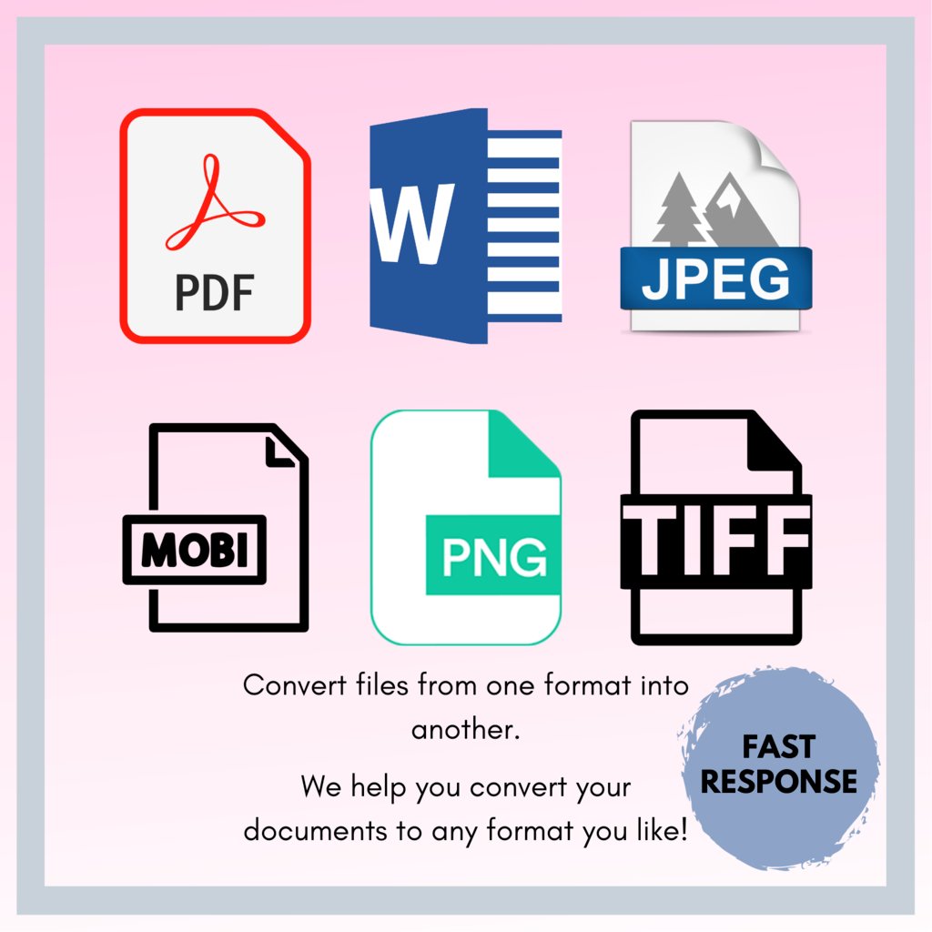 File Conversion Service: Convert a document from one file type to ...