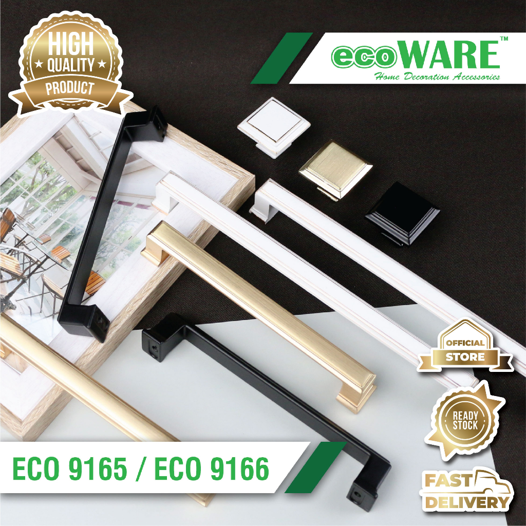 ecoWARE ECO9165 ECO9166 Kitchen Handle Zinc Alloy Drawer Handle