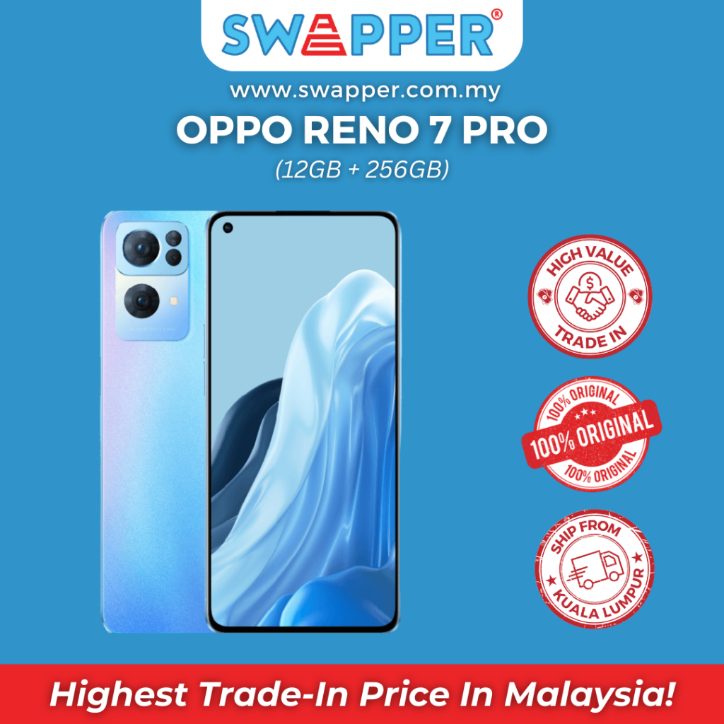 Oppo Reno 7 Pro Demo Full Set (12GB + 256GB/6.55" AMOLED Display