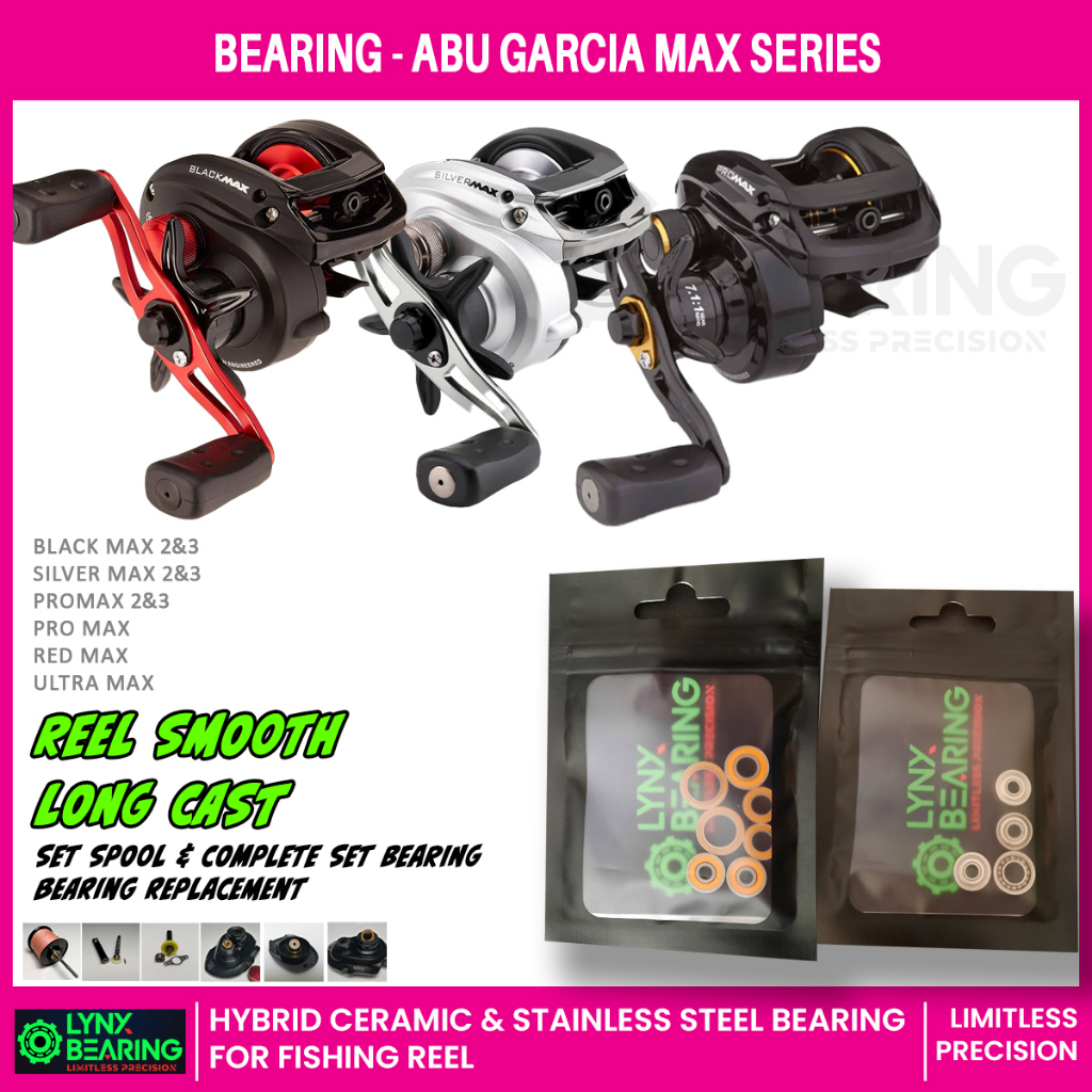 LYNX bearing Abu Garcia black max, silver max, promax orange