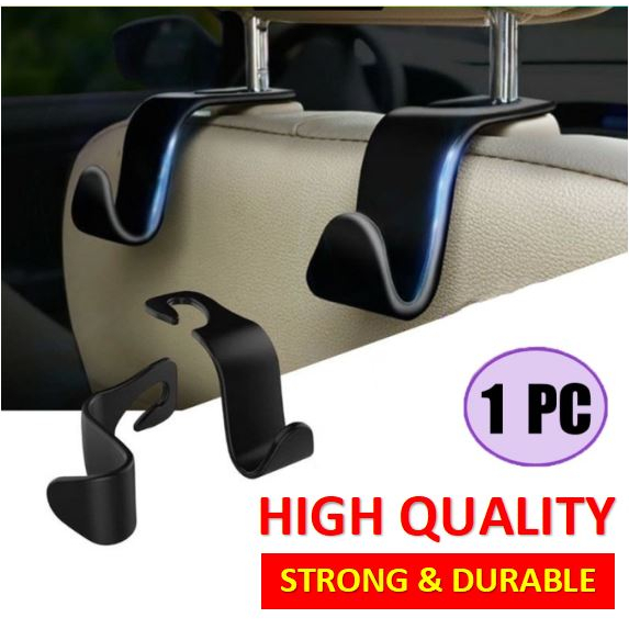 Car Seat Hook Single Slot Car Hanger Vehicle Back Seat Hook Headrest Hook Car Hook Chair Hook