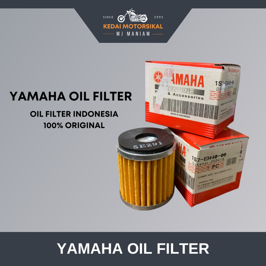 YAMAHA OIL FILTER ORIGINAL (INDONESIA) Lc135 / y15 / Y15zr/ Fz150