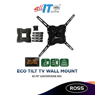 Ross Bracket Eco Range Tilting Close To Wall Fit 32-70" TV Wall Mount Easy Slide VESA 200 x 200 (LECOST200E-RO)