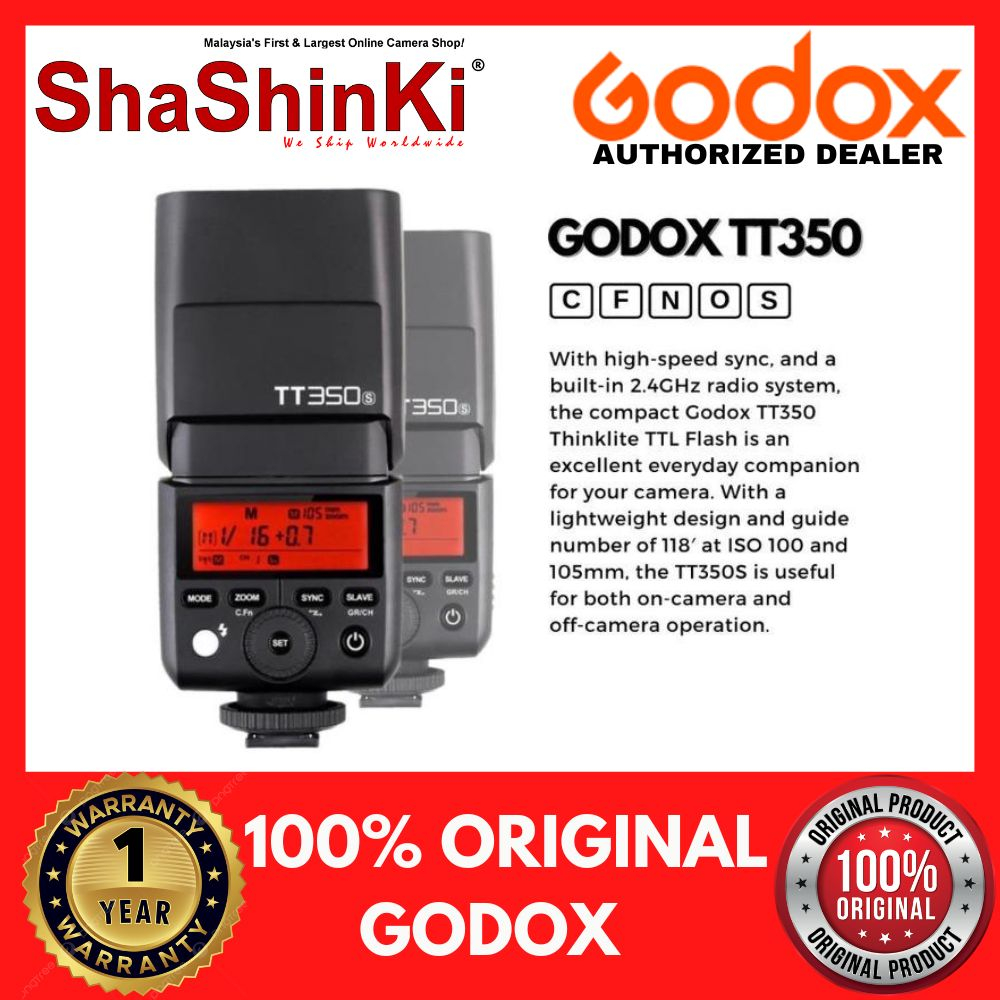 🔥READY STOCK🔥 Godox Thinklite TT350 2.4G TTL Flash Speedlite for Nikon ...