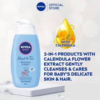 Nivea Baby Shampoo & Bath Head To Toe With Calendula Extract