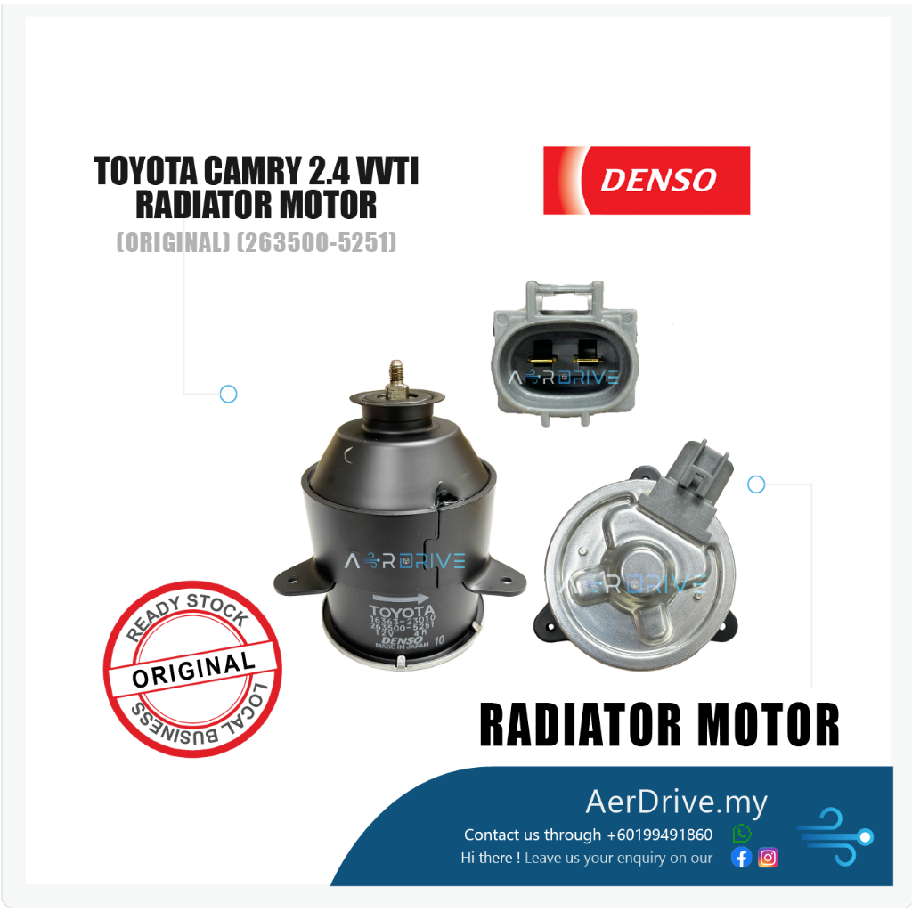 ORIGINAL DENSO TOYOTA CAMRY ACV30 2.4 VVTI / HARRIER ACU30 2.4 RADIATOR ...