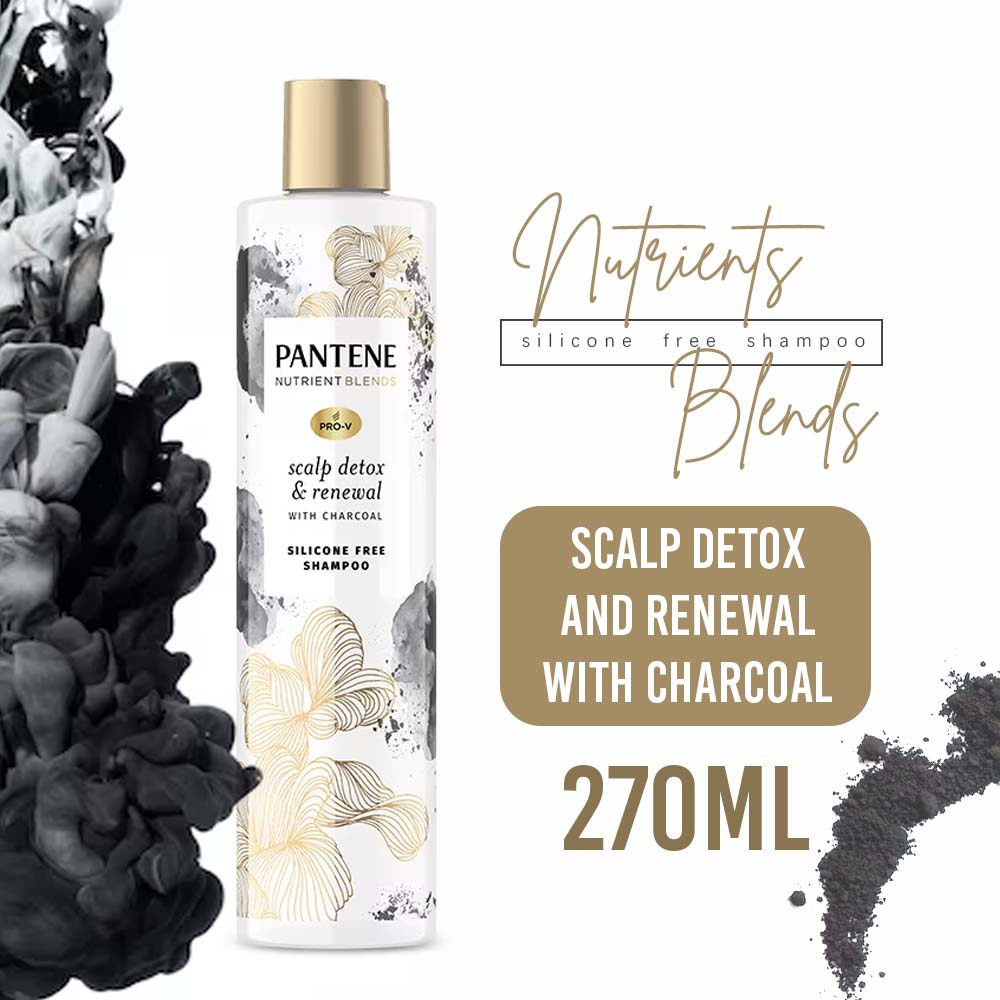Pantene Nutrient Blends Hair Scalp Detox And Renewal With Charcoal