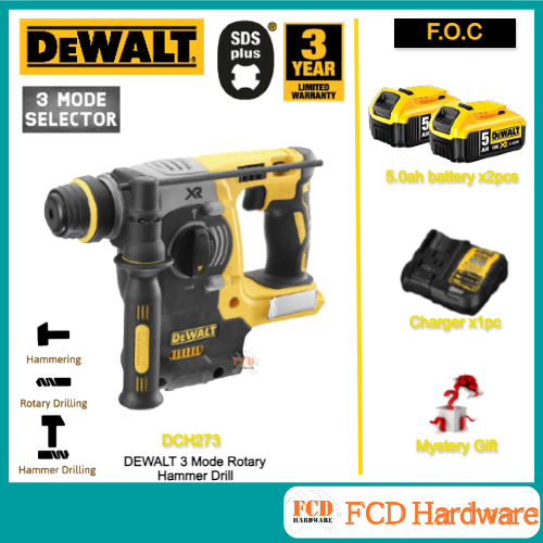 Dewalt dch273 hammer online drill