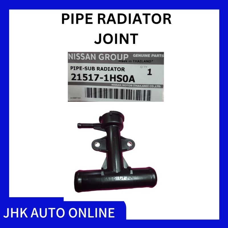 NISSAN ALMERA N17 PIPE HOUSING RADIATOR JOINT ORIGINAL 21517-1HS0A ...