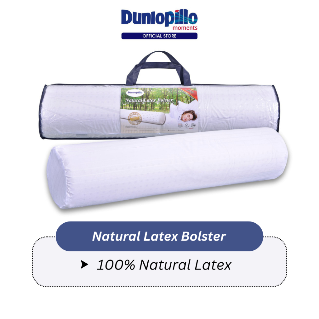 Dunlopillo Natural Latex Bolster Bantal Guling Bantal Peluk Dewasa 抱枕