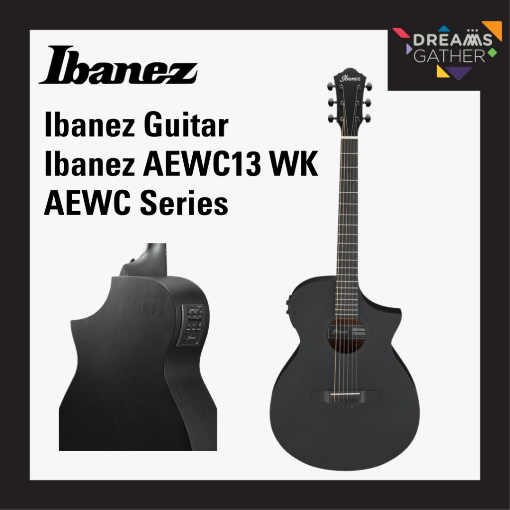 Ibanez Guitar Ibanez Ibanez AEWC13 WK AEWC Series Acoustic Electric