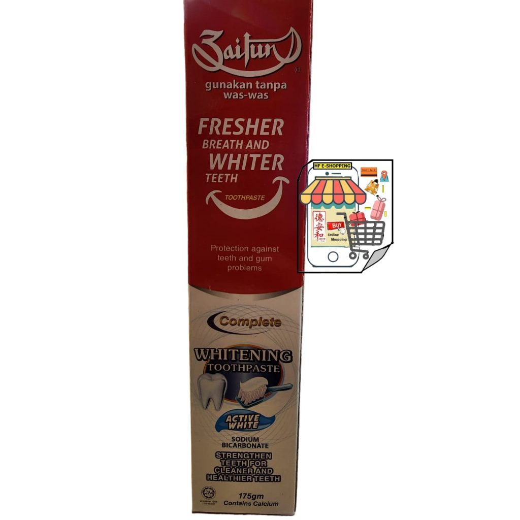Zaitun Toothpaste (Whitening/Extra Mint)175g Shopee Malaysia