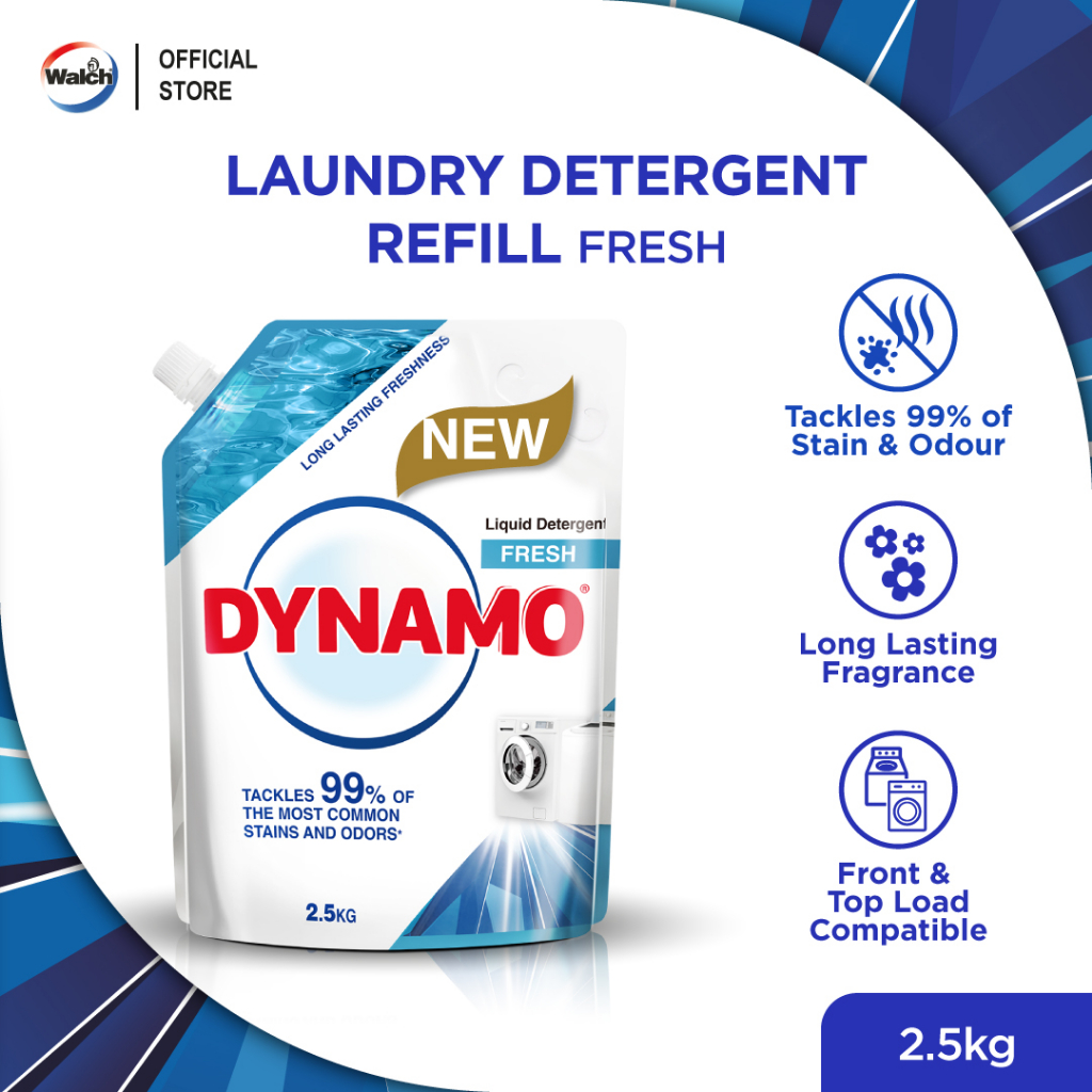 DYNAMO Laundry Detergent Fresh 2.5kg Refill Shopee Malaysia