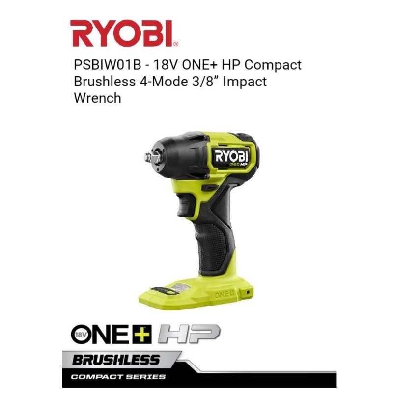 Ryobi IMPACT WRENCH BRUSHLESS MOTOR Shopee Malaysia