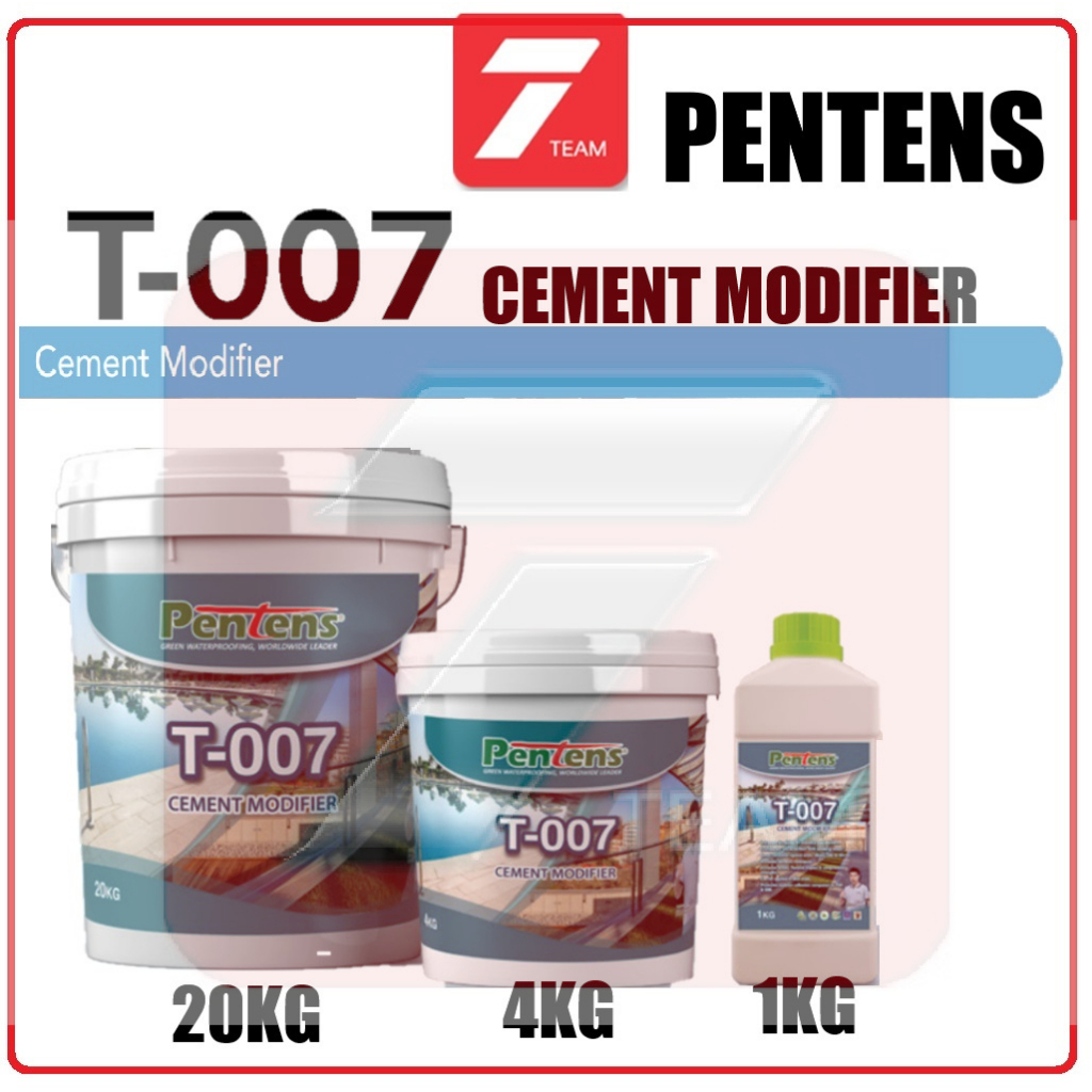 PENTENS T-007 Cement Modifier Waterproofing Primer 1KG - Undercoat ...