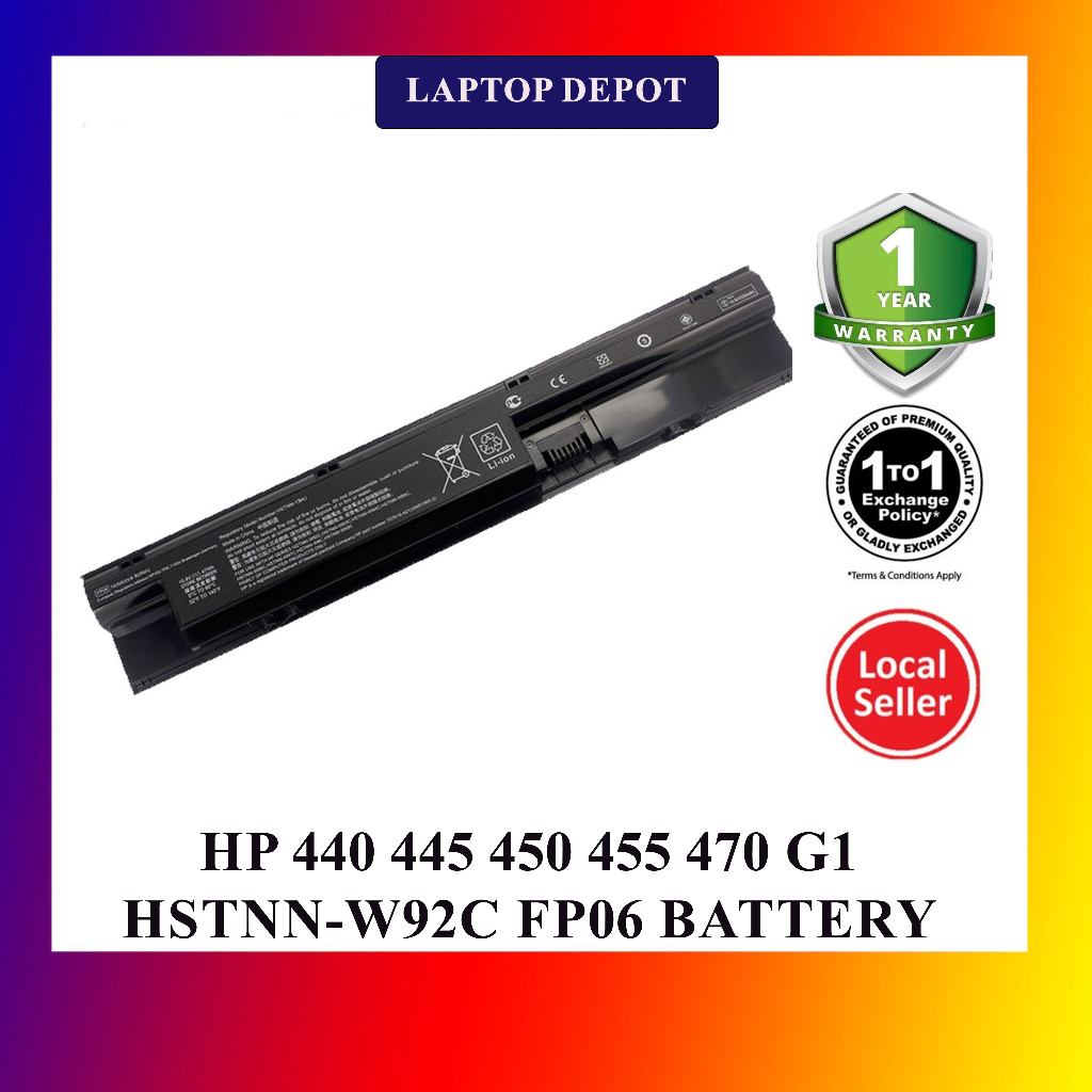 EcoLine - FP06 FP06XL Batterij Geschikt Voor De HP ProBook 440 445 450 470 G0 G1 470 G2   11.1v 4400mah 1