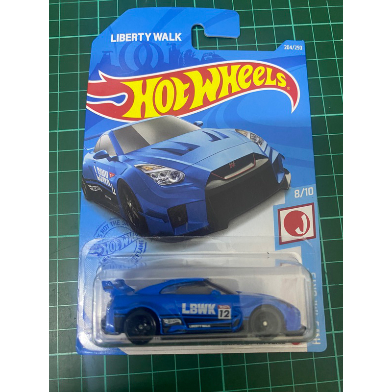 Hot Wheels LBWK Nissan GT-R R35 Blue (WITH PROTECTOR) | Shopee Malaysia