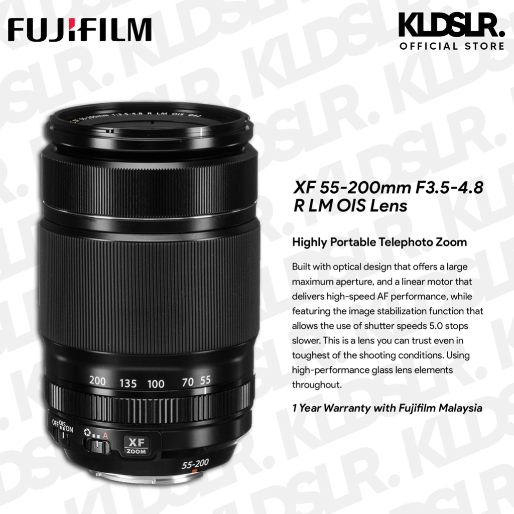 FUJIFILM XF 55200mm f/3.54.8 R LM OIS Lens For Fujifilm XT3 XT4 XT20