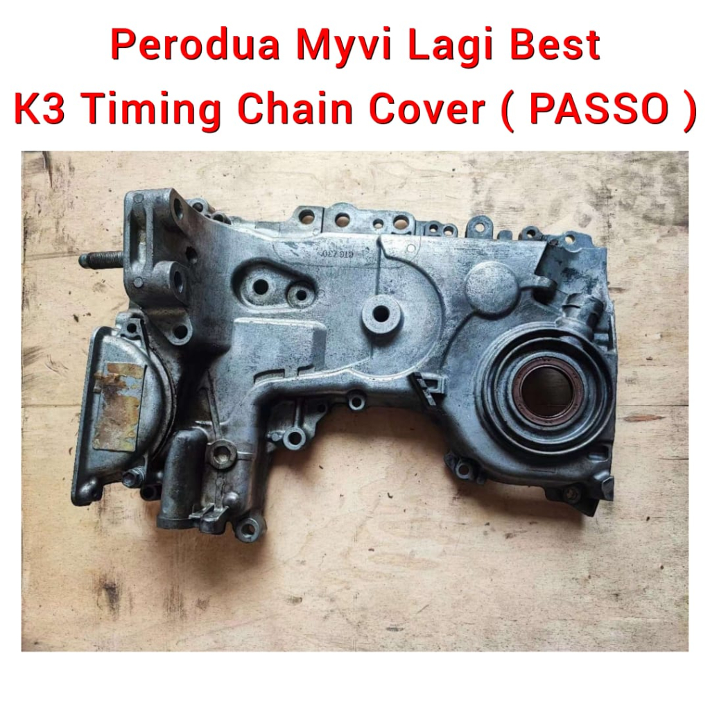 Perodua Myvi Lagi Best / Toyota Passo Timing Chain Cover ( K3 ) / Penutup Timing Chain Shopee