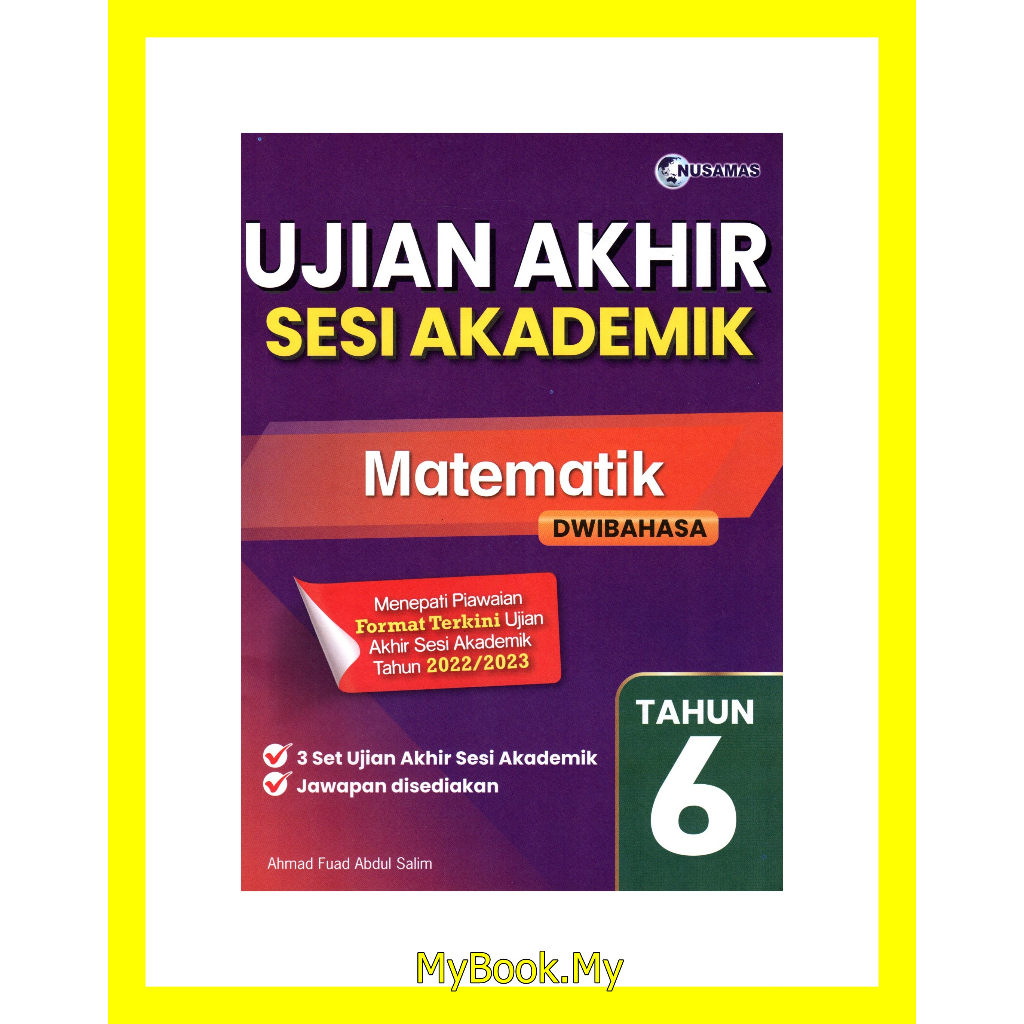 Baru Myb Buku Latihan Ujian Akhir Sesi Akademik Uasa Tahun Matematik Mathematics