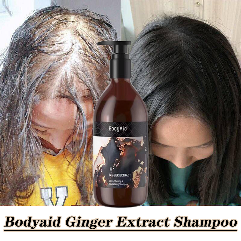 Bodyaid Ginger Shampoo 300ml Anti Hair Fall Shampoo Hair Growth Hair Treatment Anti Hair Loss 5191