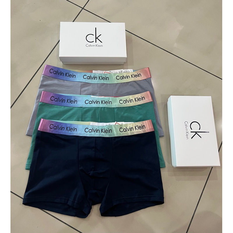 🇲🇾 🔥MALAYSIA READY STOCK 🔥🇲🇾 Calvin Klein CK Men Boxer Cotton Briefs ...