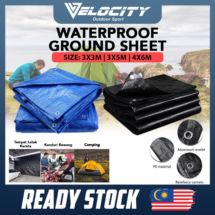 Ground Sheet Camping Waterproof Mat Kalis Air 120gm GroundSheet Thick