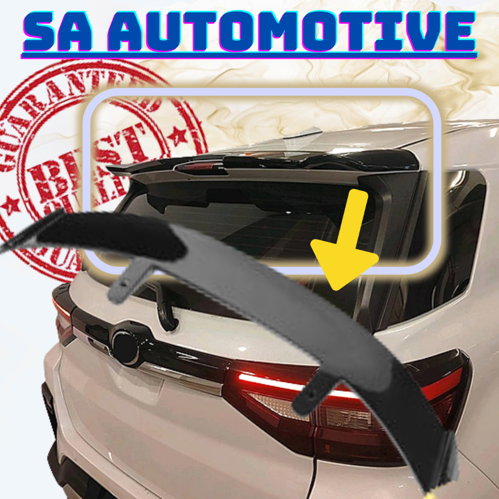 SPORT REAR ROOF SPOILER WING HATCHBACK PERODUA ATIVA ARUZ AXIA MYVI ...