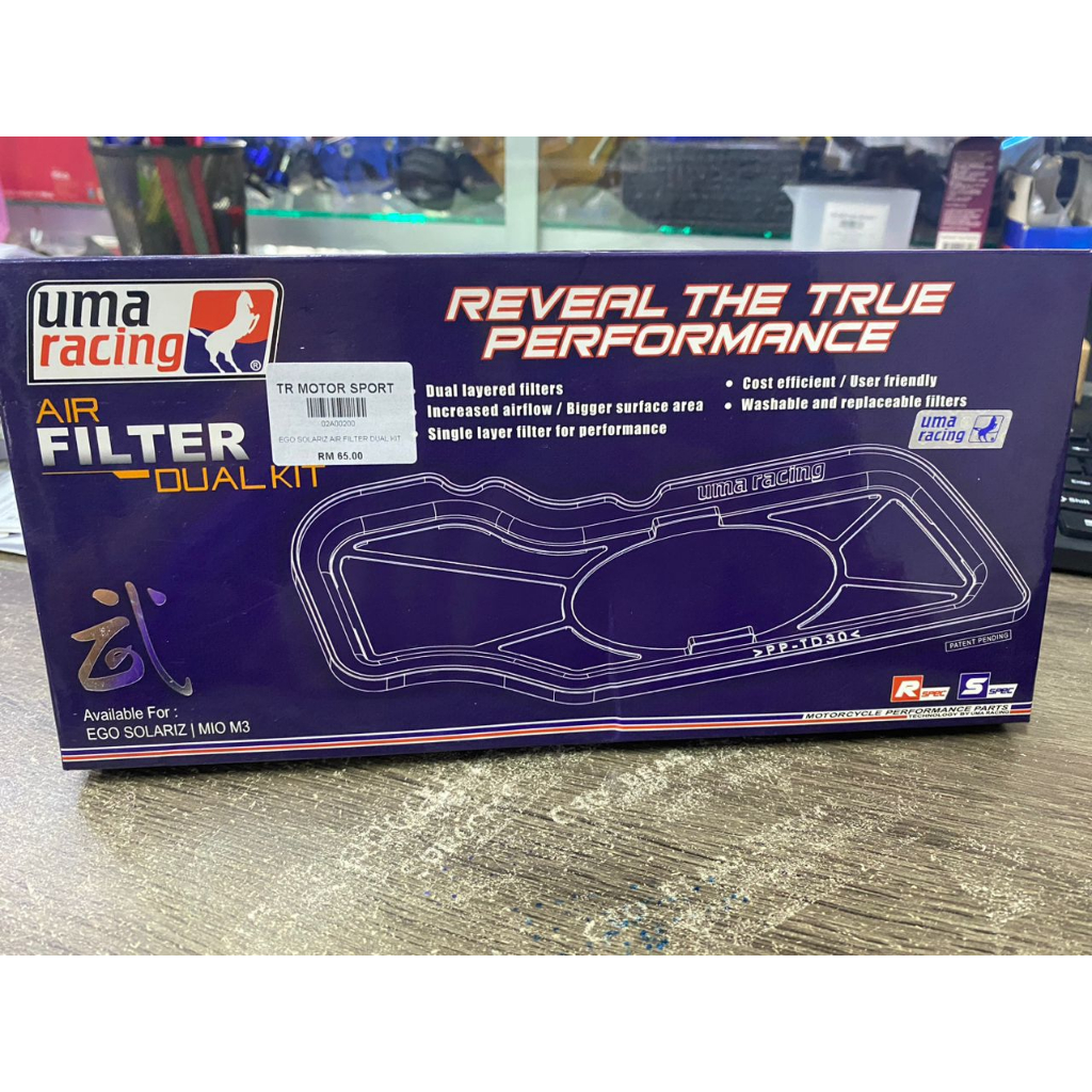 UMA RACING EGO SOLARIZ AIR FILTER DUAL KIT | Shopee Malaysia