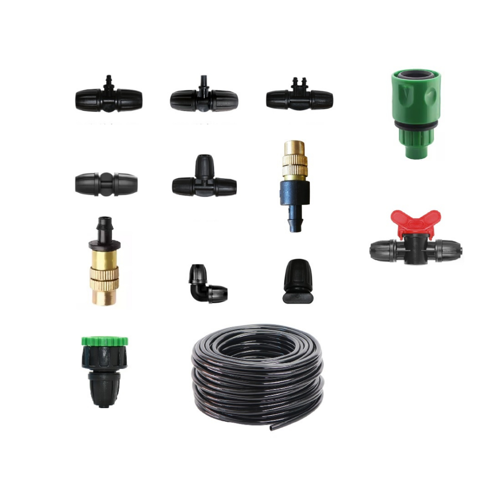 8/11 8/12mm Garden Hose Connectors Lock Nut Joints Micro Irrigation