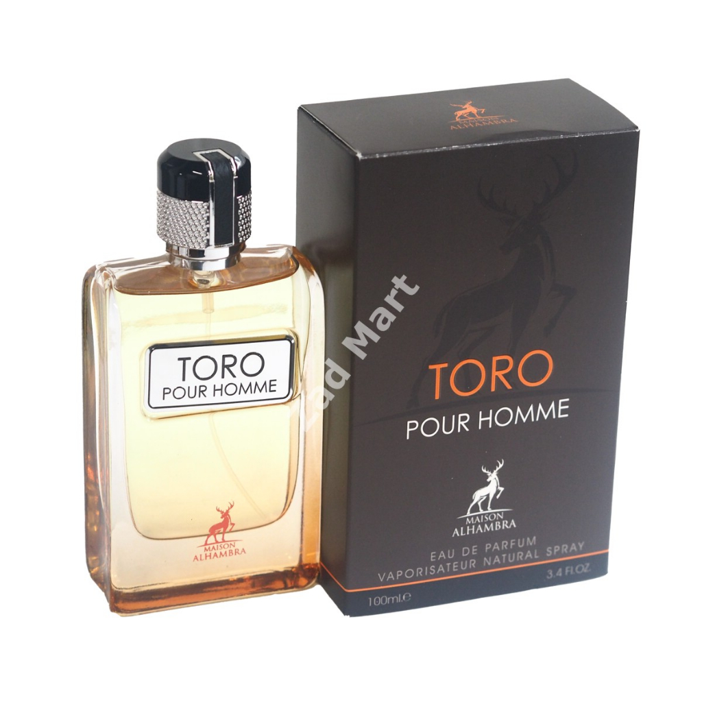 Alhambra Toro Pour Homme EDP By Maison Alhambra Fragrance For Men 100ML ...