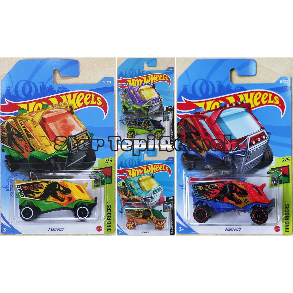 Hot Wheels Aero Pod [Aeropod Fantasy Dino Riders X-Raycers