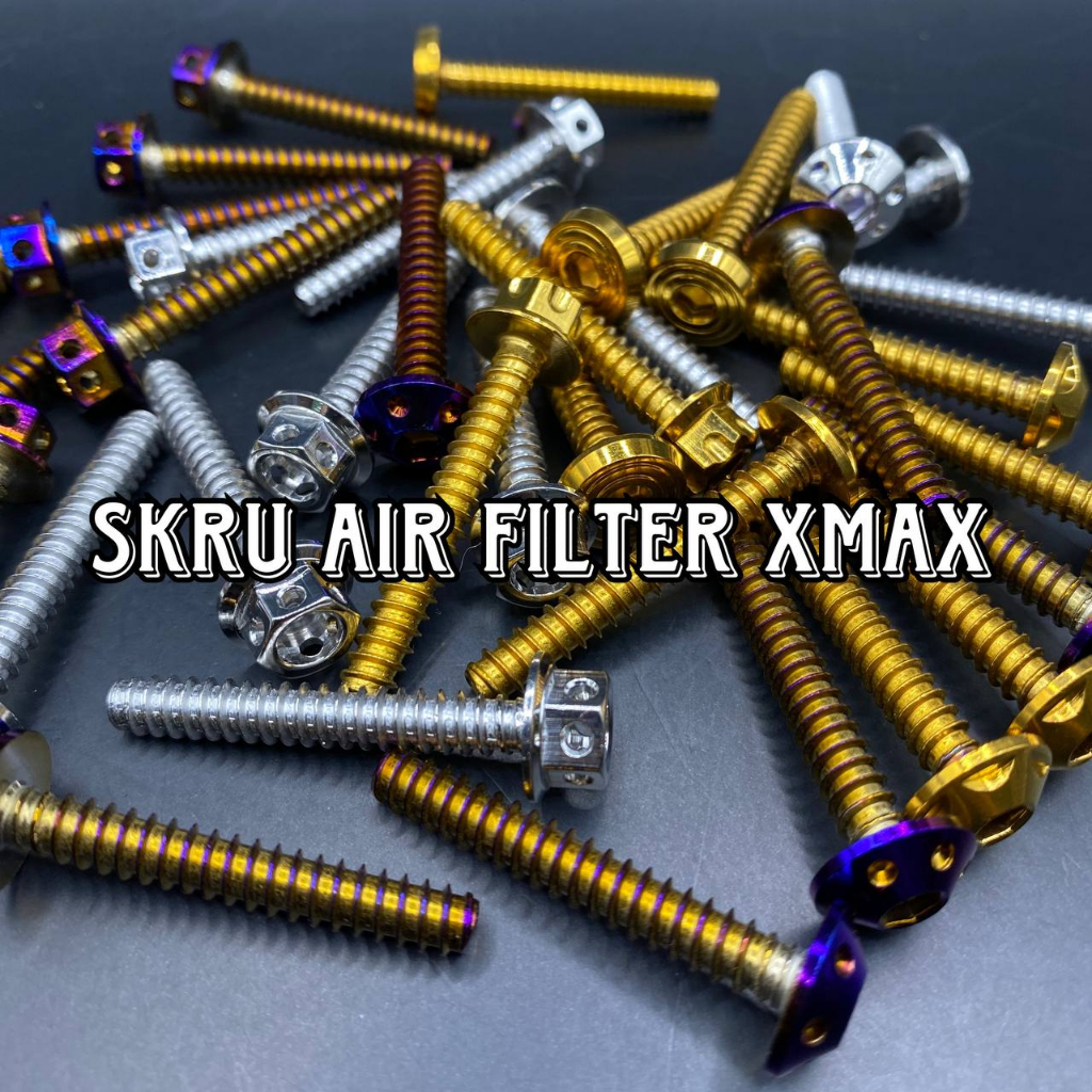 🇹🇭🔥 1PCS SKRU AIR FILTER XMAX 35MM THREAD KASAR🔥🇹🇭 ORIGINAL HENG SKRU ...
