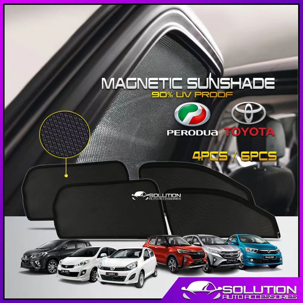 Magnetic Sun Shade Perodua Toyota Car Auto Side Window Curtain SUNSHADE ...