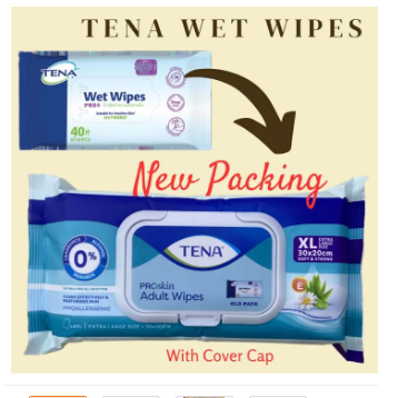 Tena Wet Wipes 40 SHEETS Shopee Malaysia