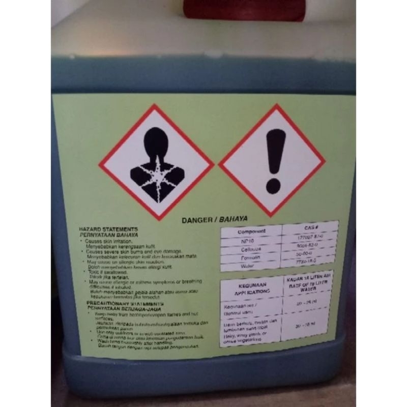 4L Maxigreen Surfactant + Sticker (penyelerak dan bahan permukaan bukan ...