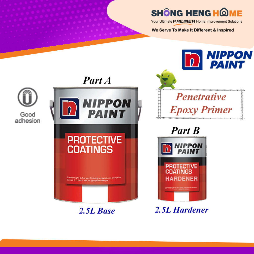 5L Nippon Paint Epoxy Primer Shopee Malaysia