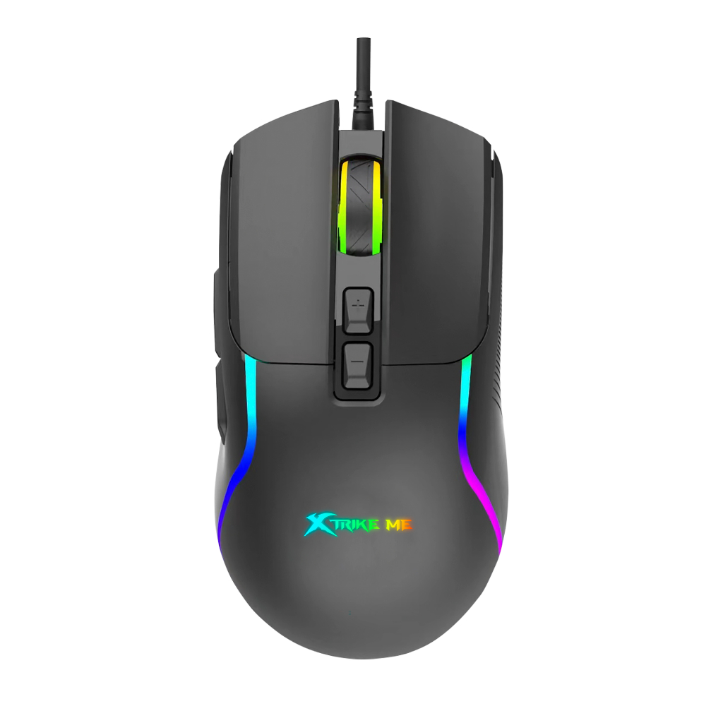 XTRIKE ME GM-313 OPTICAL RGB GAMING MOUSE DPI 7200 / 7D / 1.5M | Shopee ...