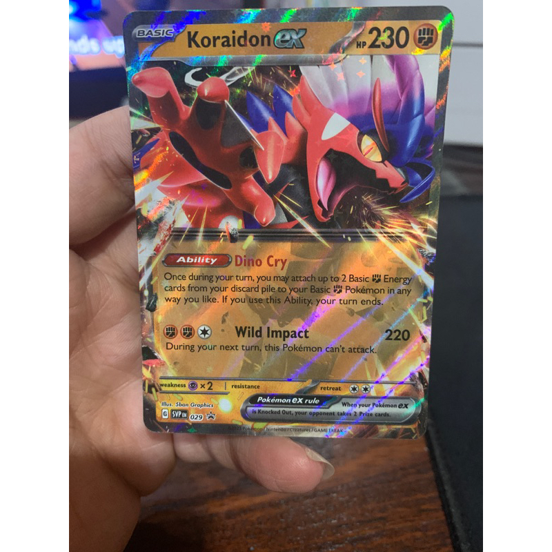 Pokemon Tcg - Koraidon , Miraidon Ex promo | Shopee Malaysia