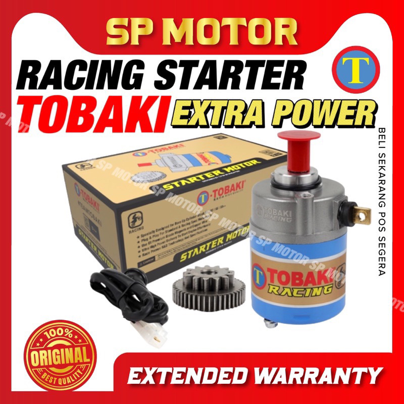 100% Tobaki Starter Motor Y15ZR LC135 4S 5S FZ150 RS150/LC4S LC5S Y15 ...