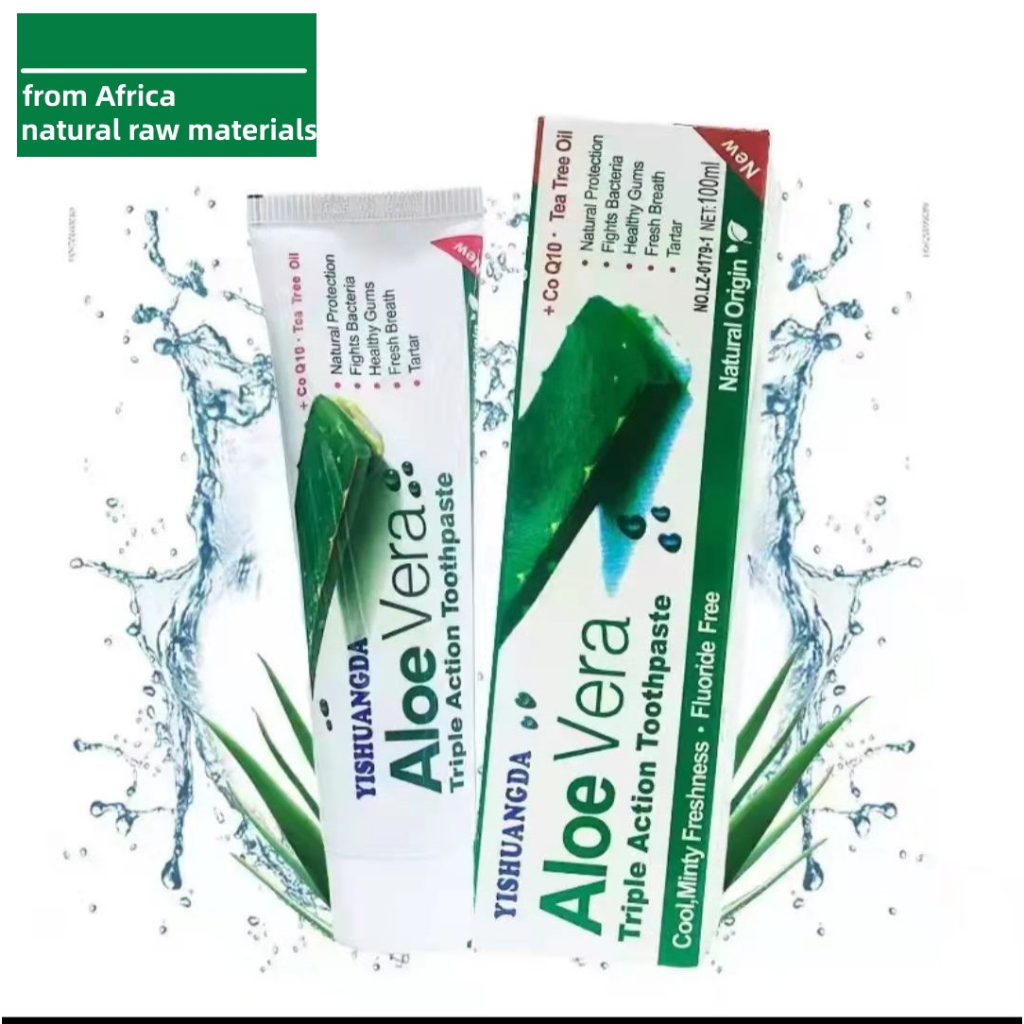 YI SHUANG DA aloe vera toothpaste, to all natural raw materials in Africa Shopee Malaysia