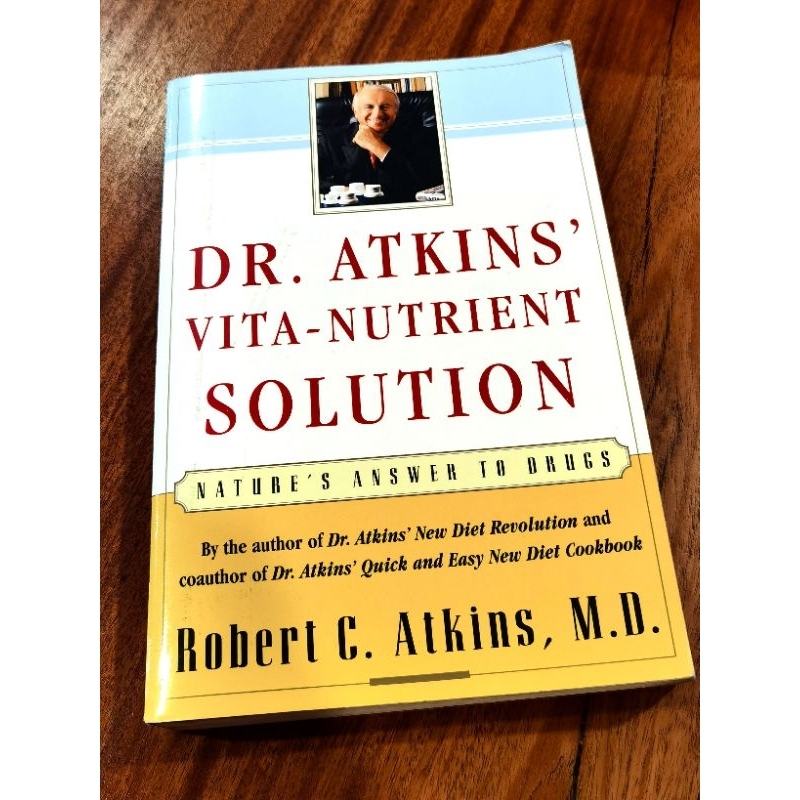 Dr Atkins Vita Nutrient Solution Nature's Answer To Drugs Health Book ...