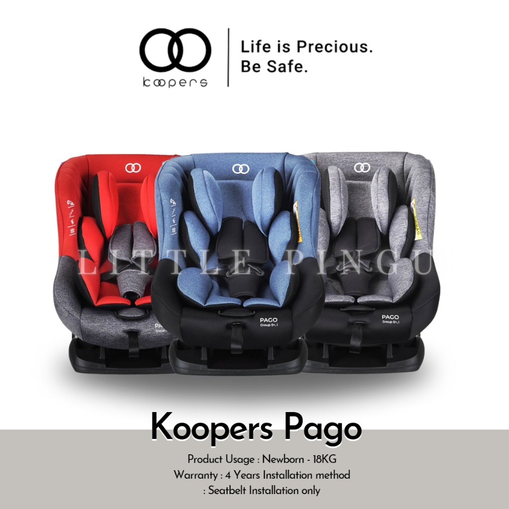Koopers Pago Baby Car Seat ECE R44/04 Approved Shopee Malaysia