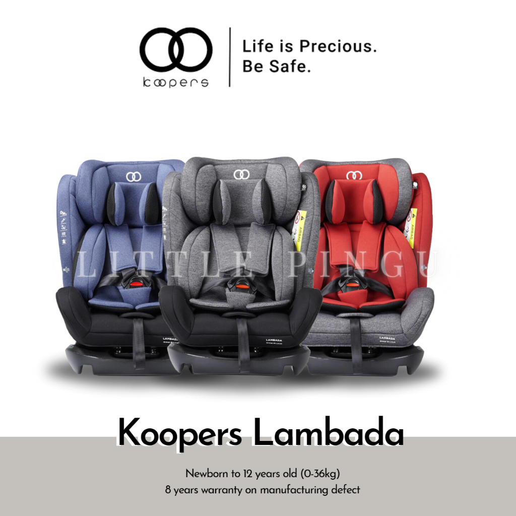 Free Shiiping Koopers Lambada Baby Car Seat ECE R44/04 Approved