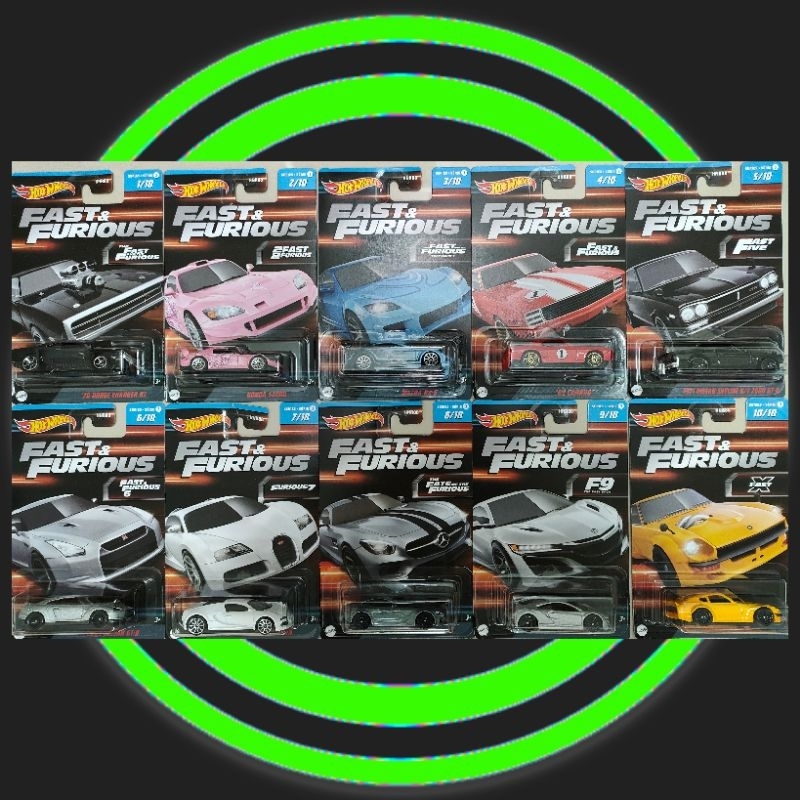 Hot Wheels Fast & Furious Set 2023 Series 1/2/3 | Shopee Malaysia