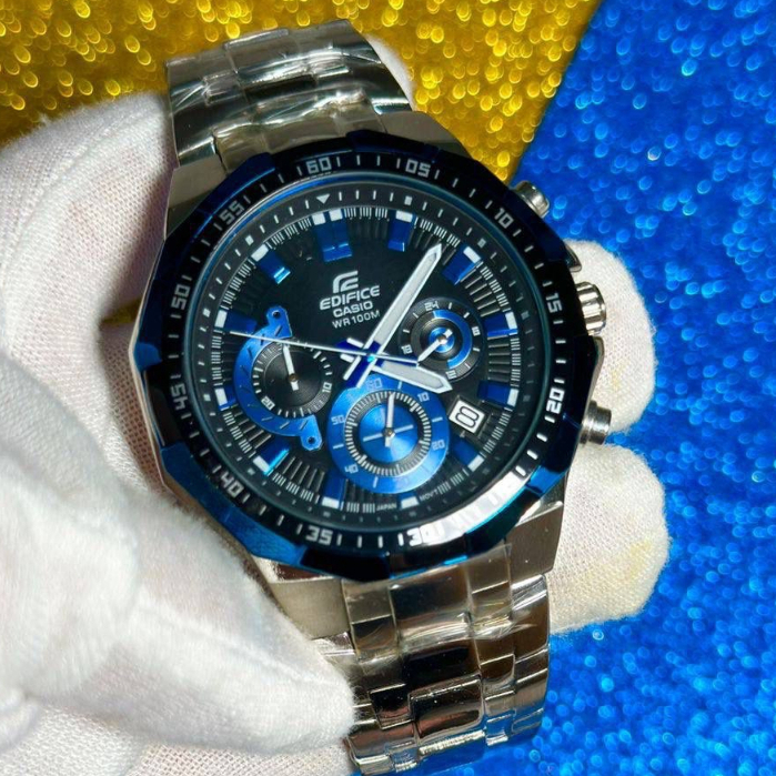 LIMITED OFFER CASIO EDIFICE EFR 554 LEATHER STRAP VS STAINLESS STEEL Shopee Malaysia