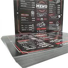 Menu Printing With Lamination | Best Quality | Fast Delivery ...