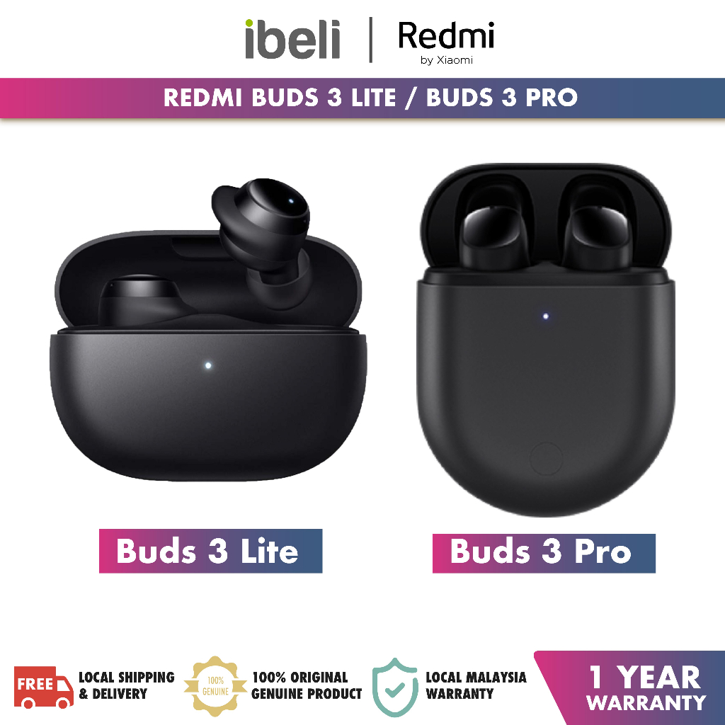 Xiaomi Redmi Buds 3 Lite / 3 Pro / 4 Pro TWS Bluetooth 5.2 True ...