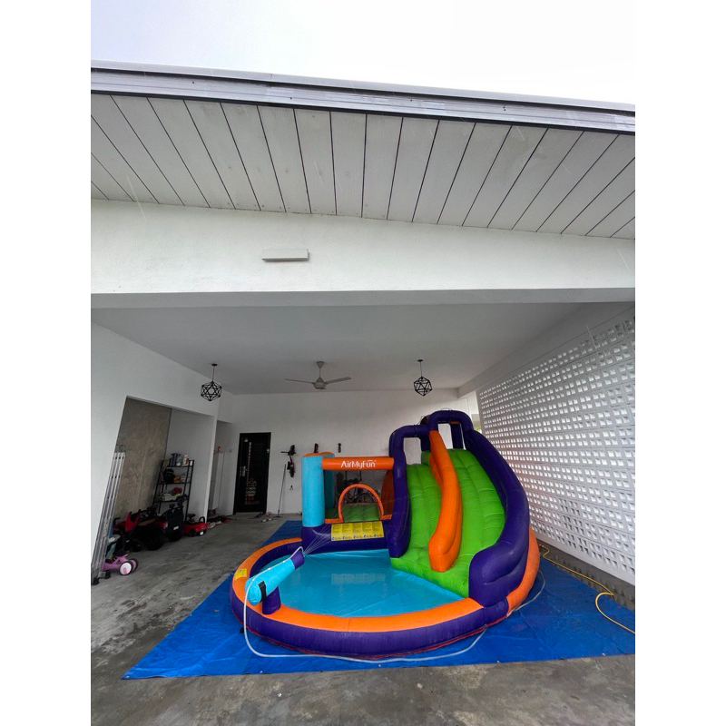 Inflatable Birthday Party Pool Airmyfun Kids Water Slide Murah Kolam