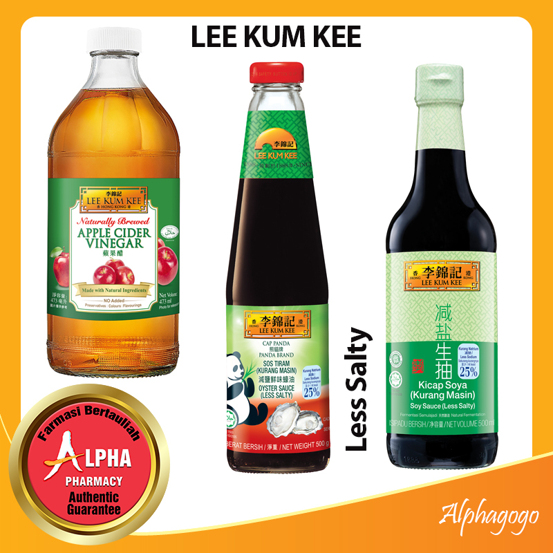 Apple Cider Vinegar 473ml / Oyster Sauce Less Salty 500g / Soy Sauce
